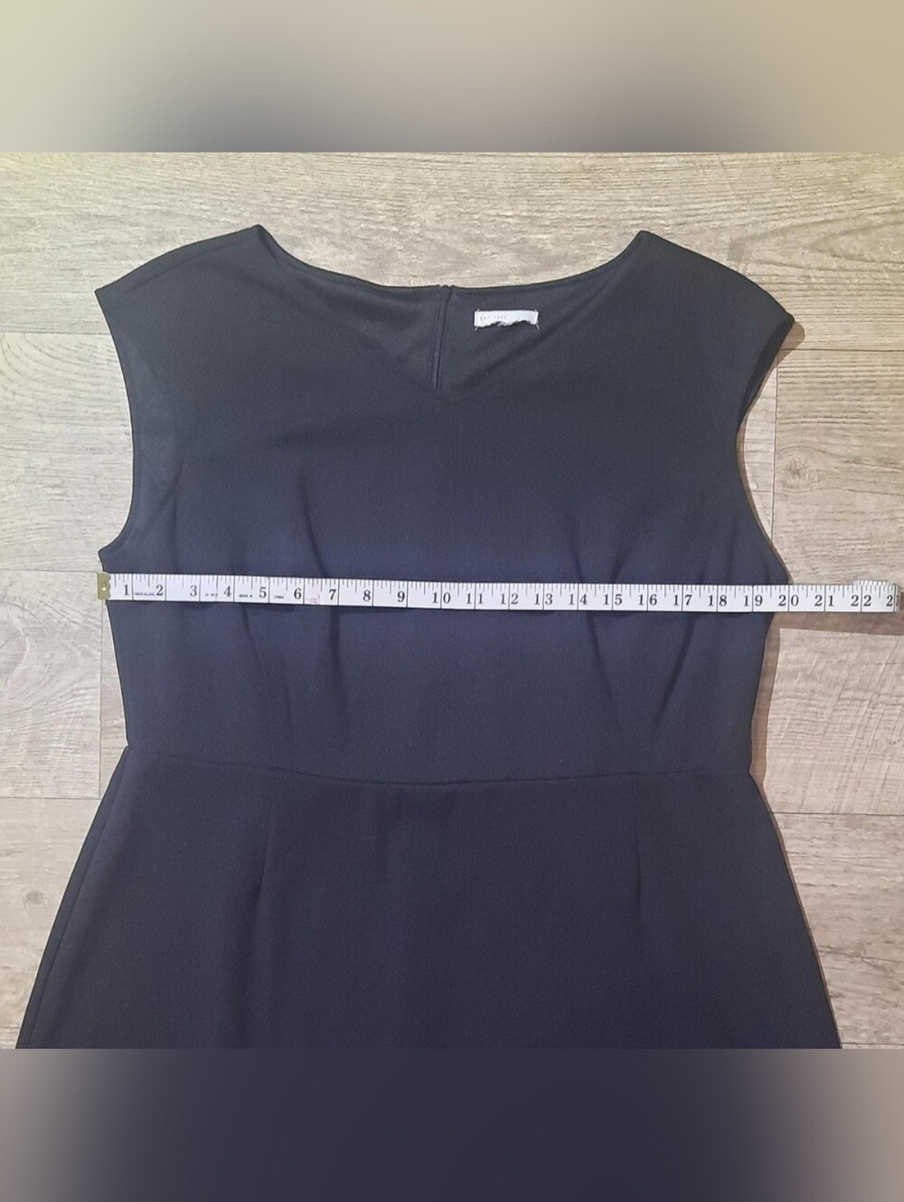 Coast Black Sleeveless Fit-and-Flare Dress - Picture 5 of 7